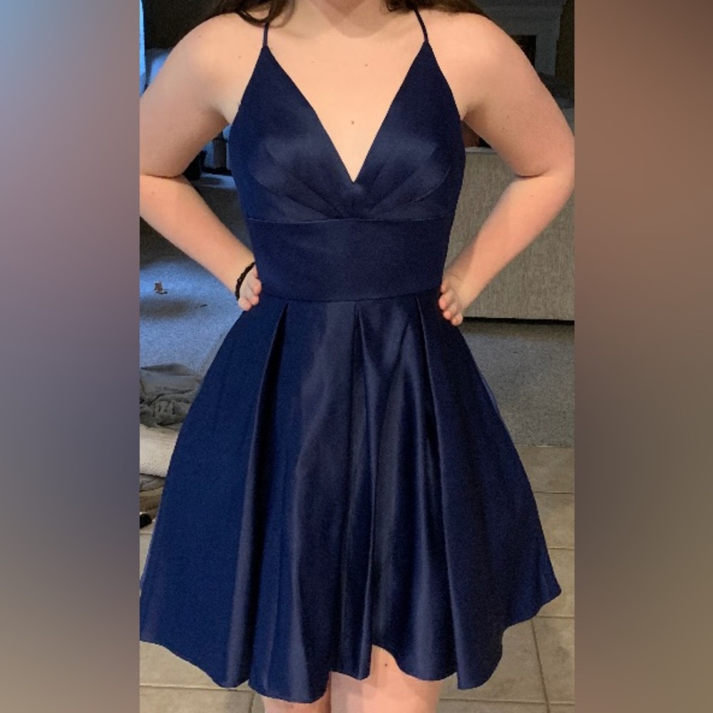 Navy Formal Dress Blondie Nights by Stacy Sklar